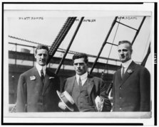 Left to right- Platt Adams; Jim Duncan, Olympic athlete; and Ben Adams LCCN94505250.tif