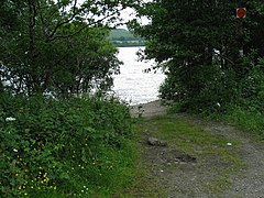 Loch Awe - track leading to loch side. - geograph.org.uk - 195308.jpg