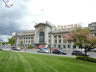 Pacific Central Railway station, Vancouver, British Columbia, 2011