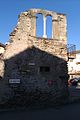 Resti di antica casa medievale nella piazza centrale di San Giorio di Susa, lungo la Via Francigena del Moncenisio