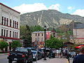 The Incline rising above Manitou Springs