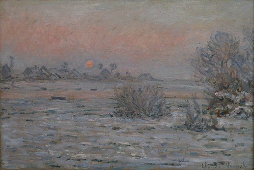 Claude Monet, Sole d'inverno a Lavacourt (1879-1880)