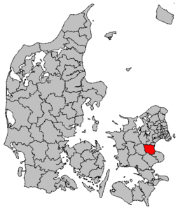 Køge – Localizzazione