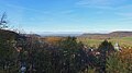 Blick von der Burgruine auf Salmendingen