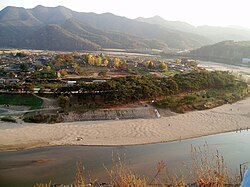 An overview of Hahoe Folk Village