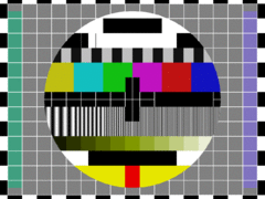Recreation of NTSC variant as used by CBC Montreal in Canada.