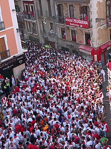 Calle Mercaderes early morning of 9 July 2009