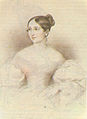 Portrait de jeunesse de Dolly von Tiesenhausen