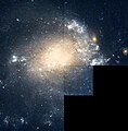 NGC 428 par le télescope spatial Hubble. (NASA/ESA, Hubble Legacy Archive)