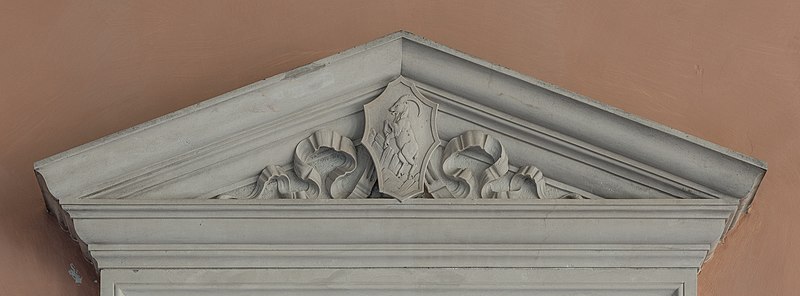 File:Carl Braun von Fernwald (1823-1891), Nr. 114, plaque and basrelief (marble) in the Arkadenhof of the University of Vienna-2985.jpg