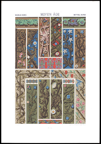 File:Racinet - Polychrome Ornament - Pl. 50 - Middle ages.jpg