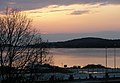 Sunset over the harbour