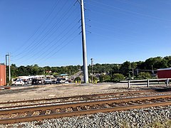 View from Morganton Train Station, Morganton, NC (49021744687).jpg