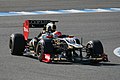 Grosjean testing at Jerez, February.