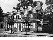 Maison de Francis Daniel Pastorius à Germantown