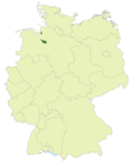 Lage von Bremen