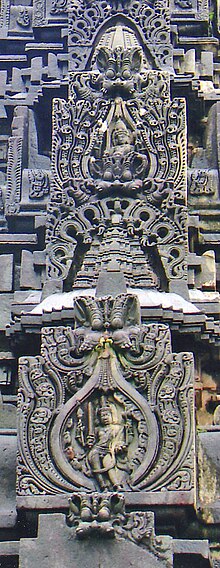 An ornate sculpture