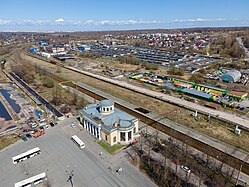 Krasnoje Selo-raudtestancii, sen sauvuz i torg päraudtestancijanno (2021)