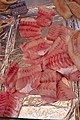 Filleted Nile perch at a fishmarket