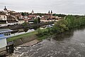 Pohled na historické centrum z mostu přes Labe