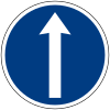 Proceed straight