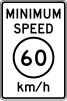 R2-4P: Minimum Speed Limit (Metric)