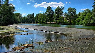 Le barrage sur l'Ognon.