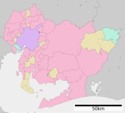 一太郎翁とまと記念館の位置（愛知県内）