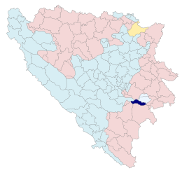 Foča-Ustikolina – Mappa