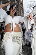 Halloween Parade 2010 - NYC Halloween 2010 Dancer in White.jpg