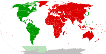 IALA Maritime Buoyage System Regions.svg