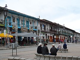 Straße in Sonsón