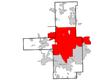 Localizare în Tulsa County, și în statul Oklahoma