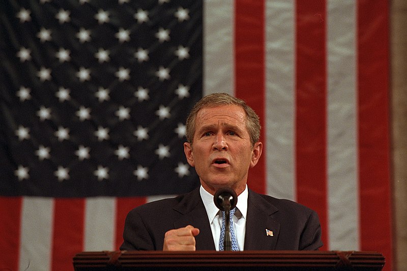 File:911- President George W. Bush Addresses Joint Session of Congress, 09-20-2001. (6124236009).jpg