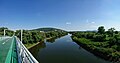 Blick von der Brücke auf die March