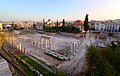 View of the Roman Agora ruins