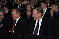 Persson with Paavo Lipponen at the Nordic Council of Ministers meeting in 2002