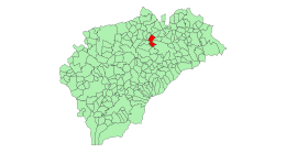 Carrascal del Río – Mappa