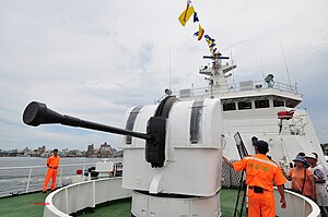 3,000トン級巡防救難艦CG129「高雄」Bofors 40mm/L70 自動快砲