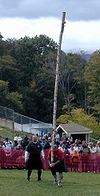 Stockstötning vid Highland games i New Hampshire