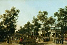 The Grand Walk, Vauxhall Gardens, 1751