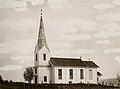 Feiring kirke, Akershus, ca. 1900-1910. Foto: C. Christensen Thomhav / Riksantikvaren