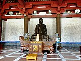 Statue of Xuanzang. Great Wild Goose Pagoda, Xi'an.