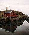 Trandamperi på Å i Moskenes kommune i Lofoten. (Foto: Olve)