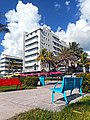 Victor Hotel viewed from Lummus Park