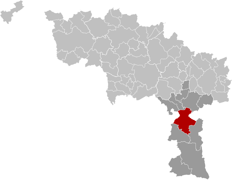 File:Beaumont Hainaut Belgium Map.svg