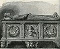 Cappella Colleoni, tomba di Medea, xilografia, 1898