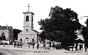 Chamarandes la Place de l'église 1915