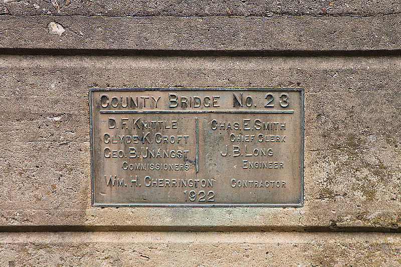 File:County Bridge No. 23 sign (Columbia County, Pennsylvania).JPG