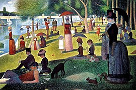 Tarde de domingo en la isla de la Grande Jatte-Seurat